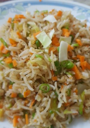 A picture of Veg fried rice.