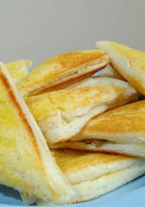 Foto resep Roti Panggang Sosis Keju