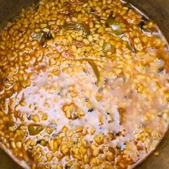 Pakistani daal mash A picture of Pakistani daal mash.