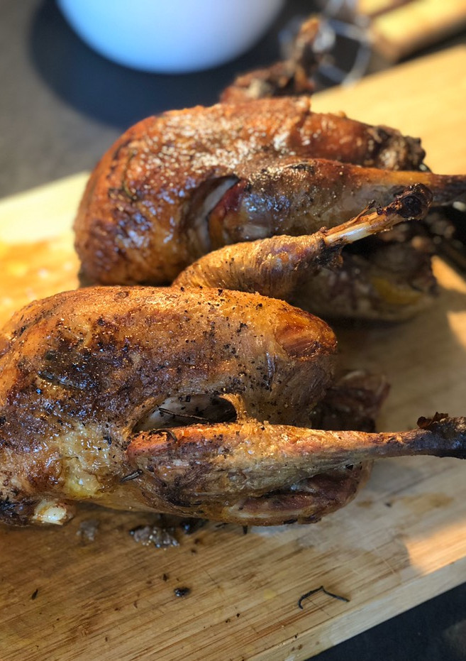 A picture of Roast pheasant.
