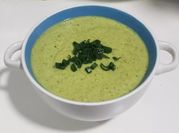 Una foto de brocoli en crema de leche