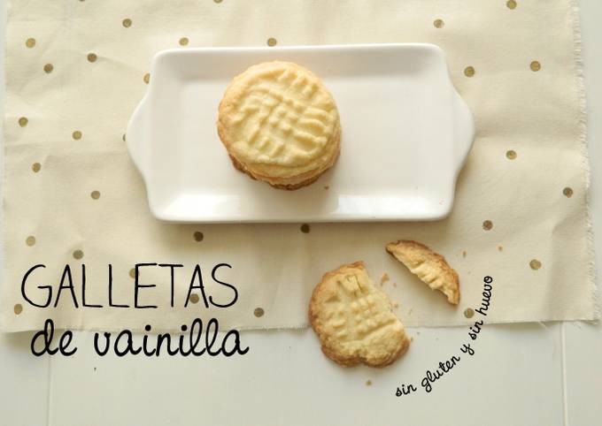 Foto principal de Galletas de vainilla-sin gluten y sin huevo