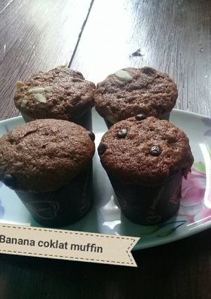 Foto resep Banana coklat muffin