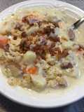 Potato Soup (made with ham and cheese)