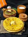 मक्के दी रोटी सरसो का साग(Makke di roti sarson ka saag recipe in Hindi)