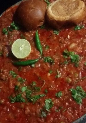 A picture of Pav bhaji.