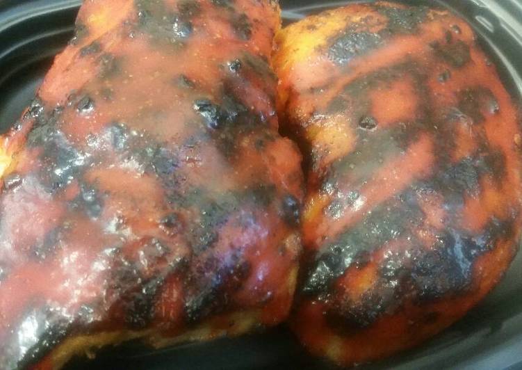 Grilled Buffalo Chicken Breasts