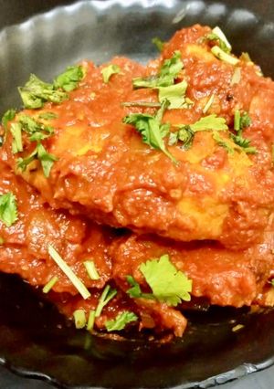 A picture of Spicy fish masala.