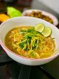 Mie Kangkung kuah ebi