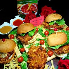 A picture of Zinger burger.