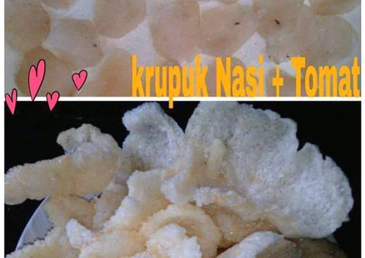 Krupuk Nasi + Tomat