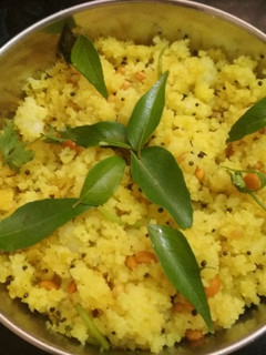 A picture of Idli upma!!.
