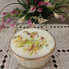 Sabudana kheer A picture of Sabudana kheer.
