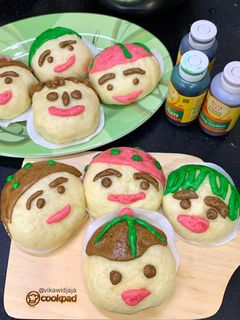 Foto resep Bakpao Karakter