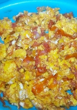A picture of Scrambled eggs.