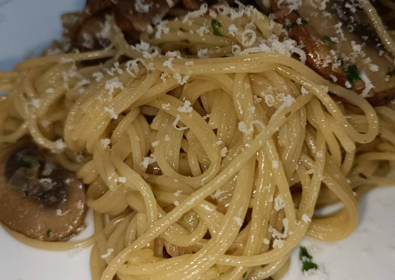 Risotto de spaghetini y setas