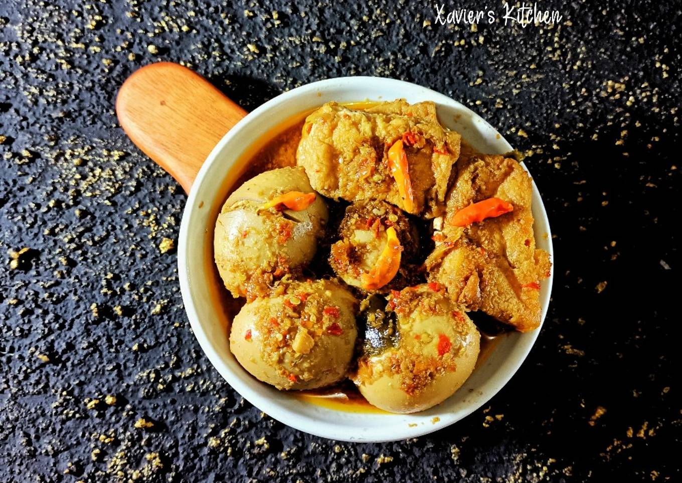 Krengsengan Tahu Telur