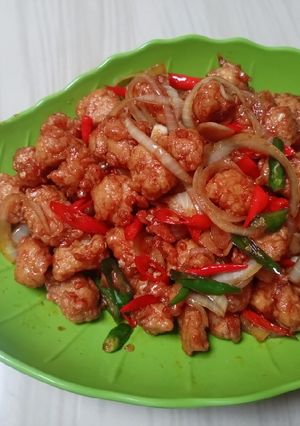 Foto resep Ayam Tepung Saus Tiram