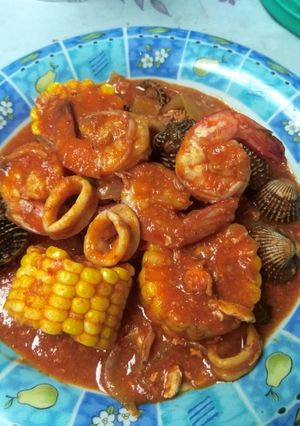 Foto resep Seafood saos padang