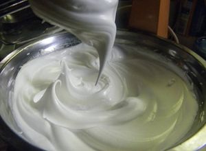 Una foto de Merengue en microondas