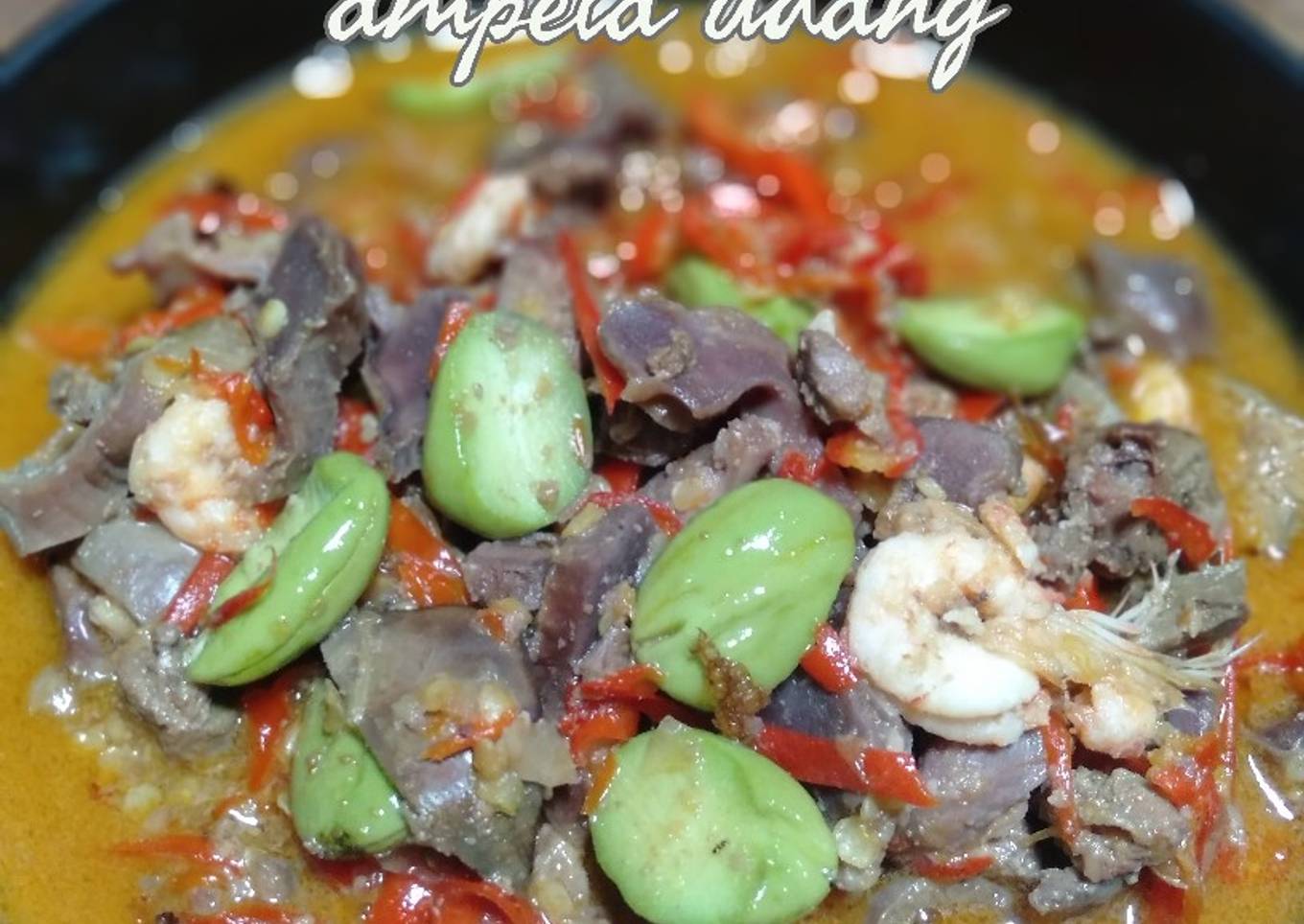 Sambal goreng hati ampela udang