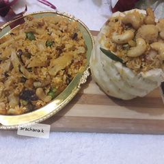 A picture of Pineapple biryani very authentic flavor.