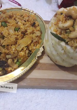 A picture of Pineapple biryani very authentic flavor.