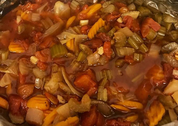 Cabbage Soup in Crockpot