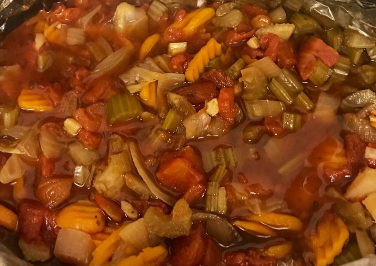 Recipe of Super Quick Homemade Cabbage Soup in Crockpot