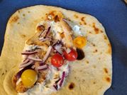 A picture of chicken gyro