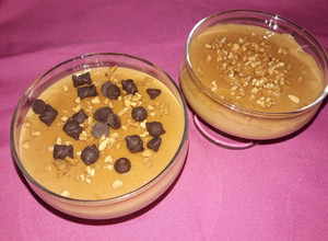 Una foto de Postre de Maicena con Dulce de Leche