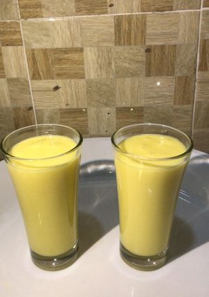 A picture of Mango Lassi.