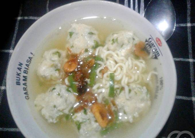 Cara Gampang Menyiapkan Bakso tahu Moringa, Enak Banget