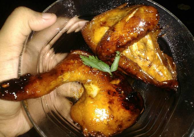 Resep Ayam Bakar Kecap Teflon (simple no ribet) oleh AMEY - Cookpad