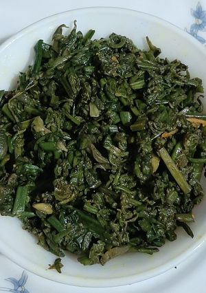 ঢেঁকি শাক ভাজা(Dheki sak bhaja recipe in bengali) রেসিপির প্রধান ছবি