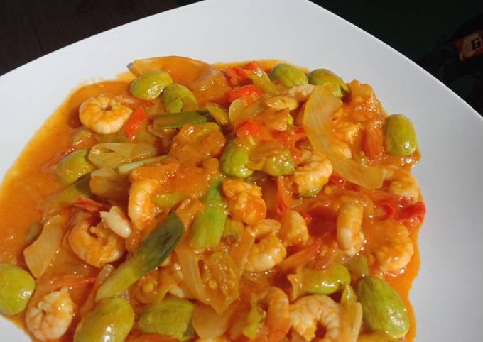 Cara Gampang Menyiapkan Udang Petai Sambal Tempoyak Anti Gagal