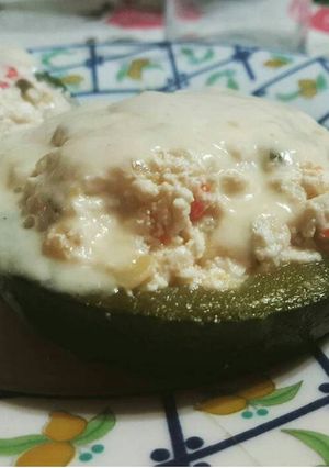 Una foto de Zapallito relleno light