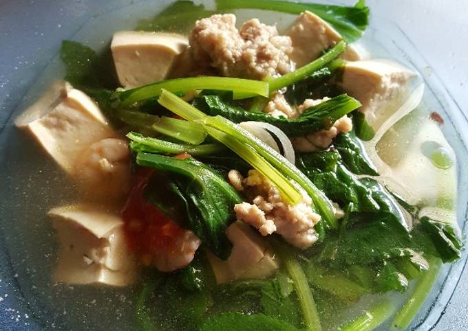 Resep Sup Sawi Hijau Tahu Oleh Jessi Putri Cookpad