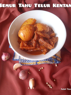 Foto resep Semur Tahu Telur Kentang