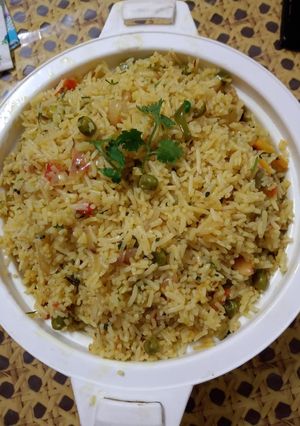 A picture of Veg biryani.