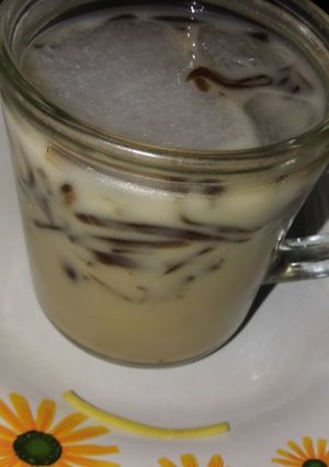 Foto resep Es cincau serut Gula merah susu (murah meriah)