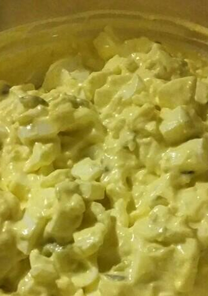 A picture of Deviled Egg Salad.