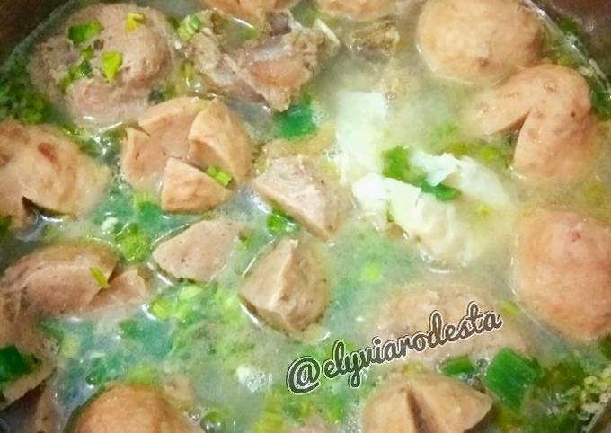 Cara Gampang mengolah 33. Kuah Bakso Sapi Bumbu Halawa yang Lezat Sekali