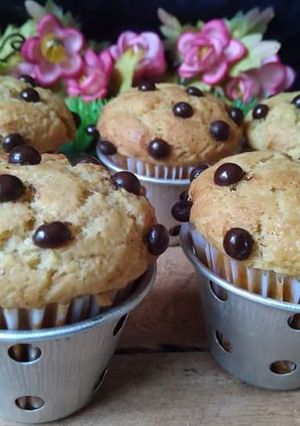 Foto resep Jackfruit (nangka) Muffin Chocochips