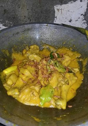 Foto resep Bebek pedas bumbu kuning