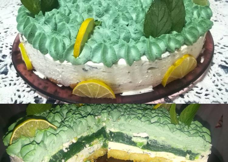 Torta fresca al mojito