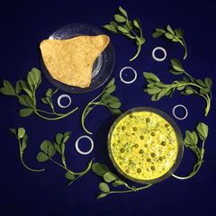 A picture of Methi Matar Malai.