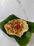 Telur Dadar Daun Pisang