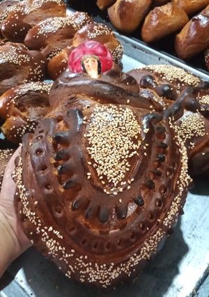 Una foto de Pan de muerto tradicional de la costa Oaxaqueña