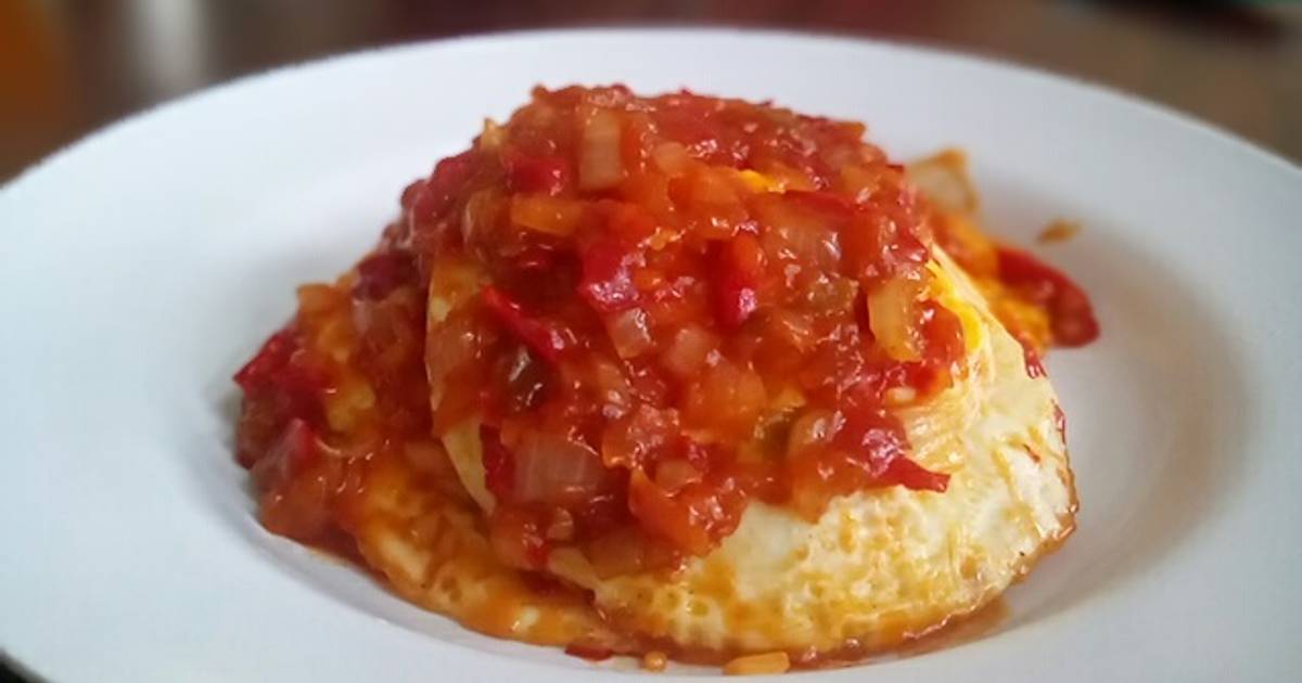 354 resep telur ceplok saus cabe enak dan sederhana Cookpad